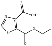 4,5-Thiazoledicarboxylic acid, 5-ethyl ester Struktur