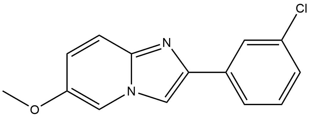 2-(3-Chlorophenyl)-6-methoxyimidazo[1,2-a]pyridine|2-(3-氯苯基)-6-甲氧基咪唑并[1,2-A]吡啶