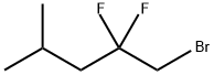 1-bromo-2,2-difluoro-4-methylpentane Structure