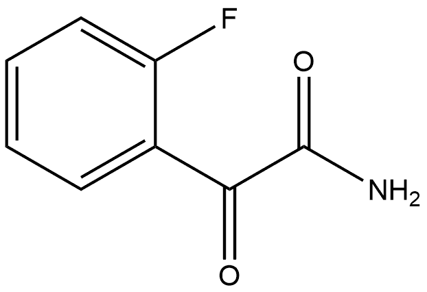 2-Fluoro-α-oxobenzeneacetamide Structure