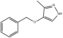 3-Methyl-4-(phenylmethoxy)-1H-pyrazole Struktur