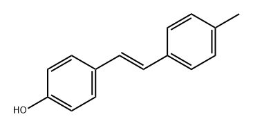 Phenol, 4-[(1E)-2-(4-methylphenyl)ethenyl]- 结构式