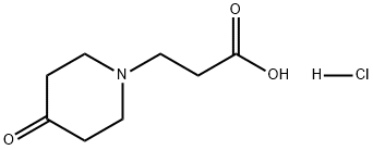 1-Piperidinepropanoic acid, 4-oxo-, hydrochloride (1:1)|3-(4-氧代-1-哌啶基)丙酸盐酸盐
