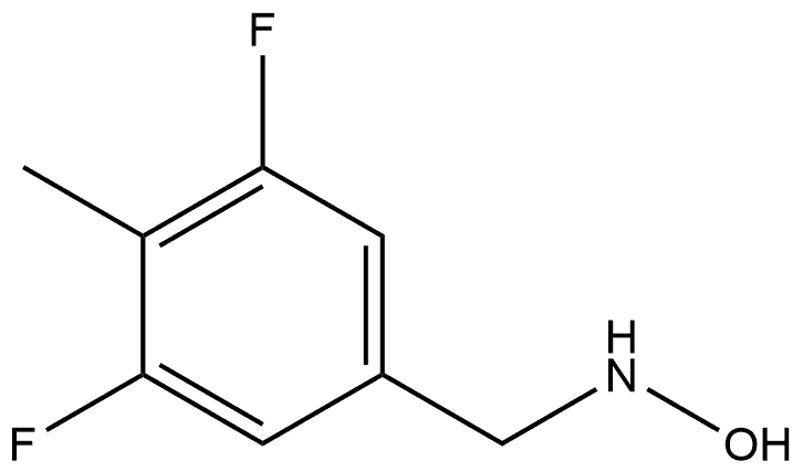 3,5-Difluoro-N-hydroxy-4-methylbenzenemethanamine,1895505-45-9,结构式