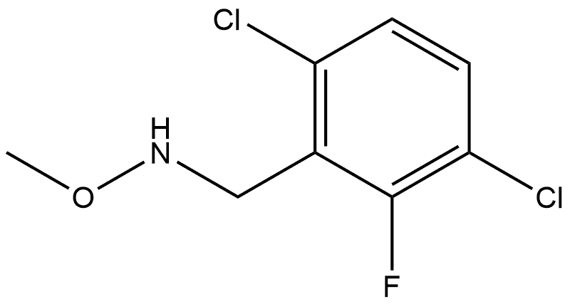 3,6-Dichloro-2-fluoro-N-methoxybenzenemethanamine Structure