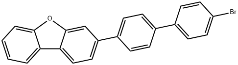 3-(4'-溴[1,1'-联苯基]-4-基)二苯并呋喃 结构式