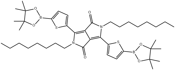 1895923-53-1 Pyrrolo[3,4-c]pyrrole-1,4-dione, 2,5-dihydro-2,5-dioctyl-3,6-bis[5-(4,4,5,5-tetramethyl-1,3,2-dioxaborolan-2-yl)-2-thienyl]-