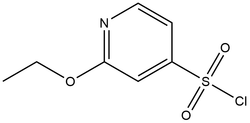 2-Ethoxy-4-pyridinesulfonyl chloride Struktur