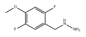 Hydrazine, [(2,5-difluoro-4-methoxyphenyl)methyl]- Structure