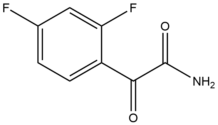 2,4-Difluoro-α-oxobenzeneacetamide Structure