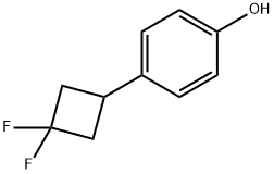 Phenol, 4-(3,3-difluorocyclobutyl)- Struktur