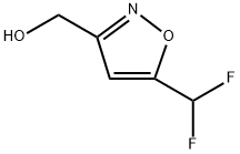 5-(DIFLUOROMETHYL)-1,2-OXAZOL-3-YL]METHANOL Struktur