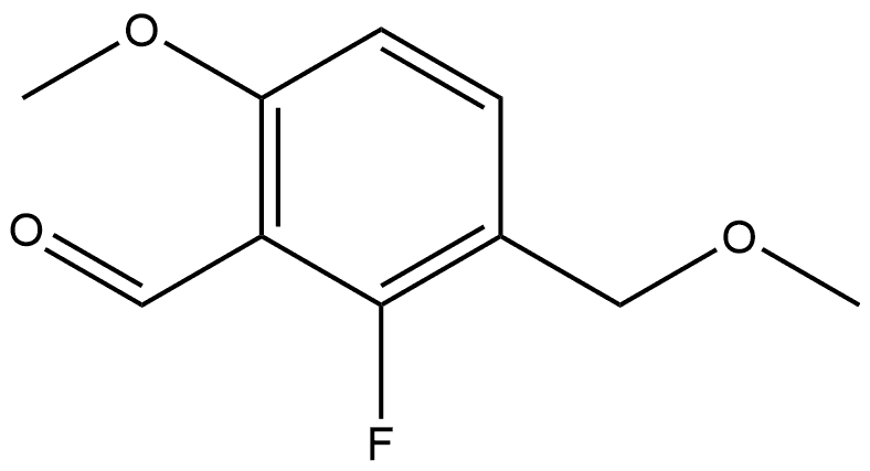 2-fluoro-6-methoxy-3-(methoxymethyl)benzaldehyde,1896825-96-9,结构式