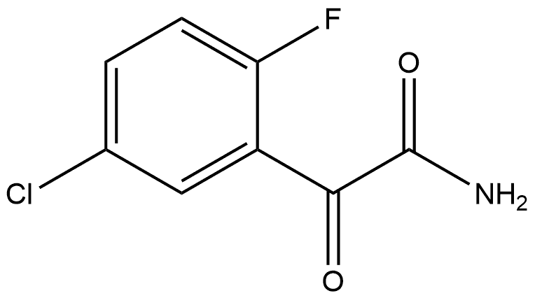 5-Chloro-2-fluoro-α-oxobenzeneacetamide Structure