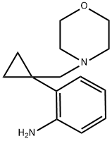 2-(1-(morpholinomethyl)cyclopropyl)aniline Struktur