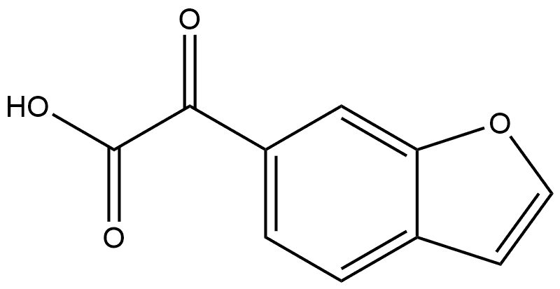 α-Oxo-6-benzofuranacetic acid Structure