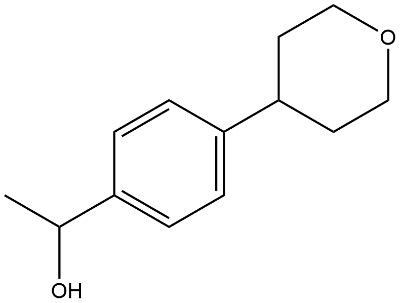 α-Methyl-4-(tetrahydro-2H-pyran-4-yl)benzenemethanol Structure