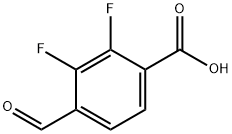 2,3-difluoro-4-formylbenzoic acid 结构式