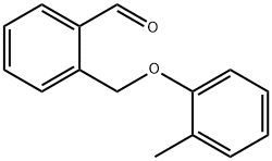 Benzaldehyde, 2-[(2-methylphenoxy)methyl]-,189745-99-1,结构式