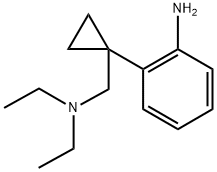 2-(1-((diethylamino)methyl)cyclopropyl)aniline Structure
