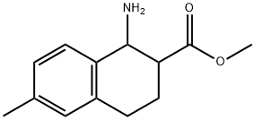 methyl 1-amino-6-methyl-1,2,3,4-tetrahydronaphthalene-2-carboxylate Structure