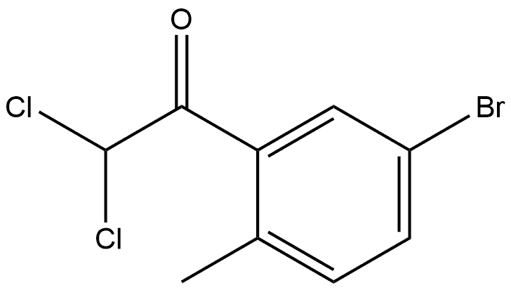 1-(5-bromo-2-methylphenyl)-2,2-dichloroethanone Structure