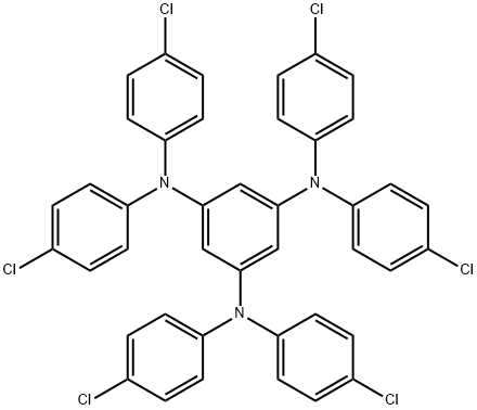 1,3,5-Benzenetriamine, N1,N1,N3,N3,N5,N5-hexakis(4-chlorophenyl)-|