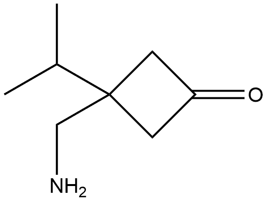 3-(氨甲基)-3-异丙基环丁烷-1-酮, 1897759-92-0, 结构式