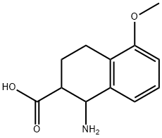 1-amino-5-methoxy-1,2,3,4-tetrahydronaphthalene-2-carboxylic acid Structure