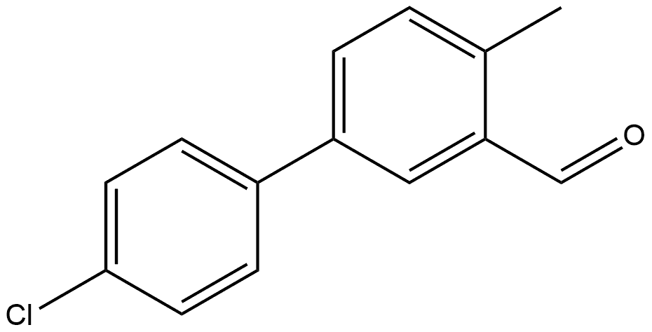 4'-Chloro-4-methyl-[1,1'-biphenyl]-3-carbaldehyde,1897840-25-3,结构式