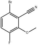 6-溴-3-氟-2-甲氧基苄腈, 1897898-16-6, 结构式