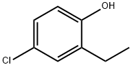 Phenol, 4-chloro-2-ethyl- Struktur