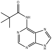 Propanamide, 2,2-dimethyl-N-9H-purin-6-yl-,18997-23-4,结构式