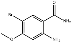 Benzamide, 2-amino-5-bromo-4-methoxy- Structure