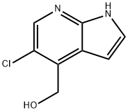 (5-Methyl-1H-pyrrolo[2,3-b]pyridin-4-yl)-methanol Structure