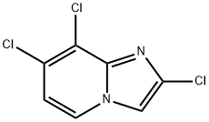 2,7,8-Trichloroimidazo[1,2-a]pyridine 化学構造式