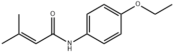 2-Butenamide,N-(4-ethoxyphenyl)-3-methyl-(9CI) 结构式