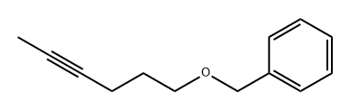 Benzene, [(4-hexyn-1-yloxy)methyl]- Structure