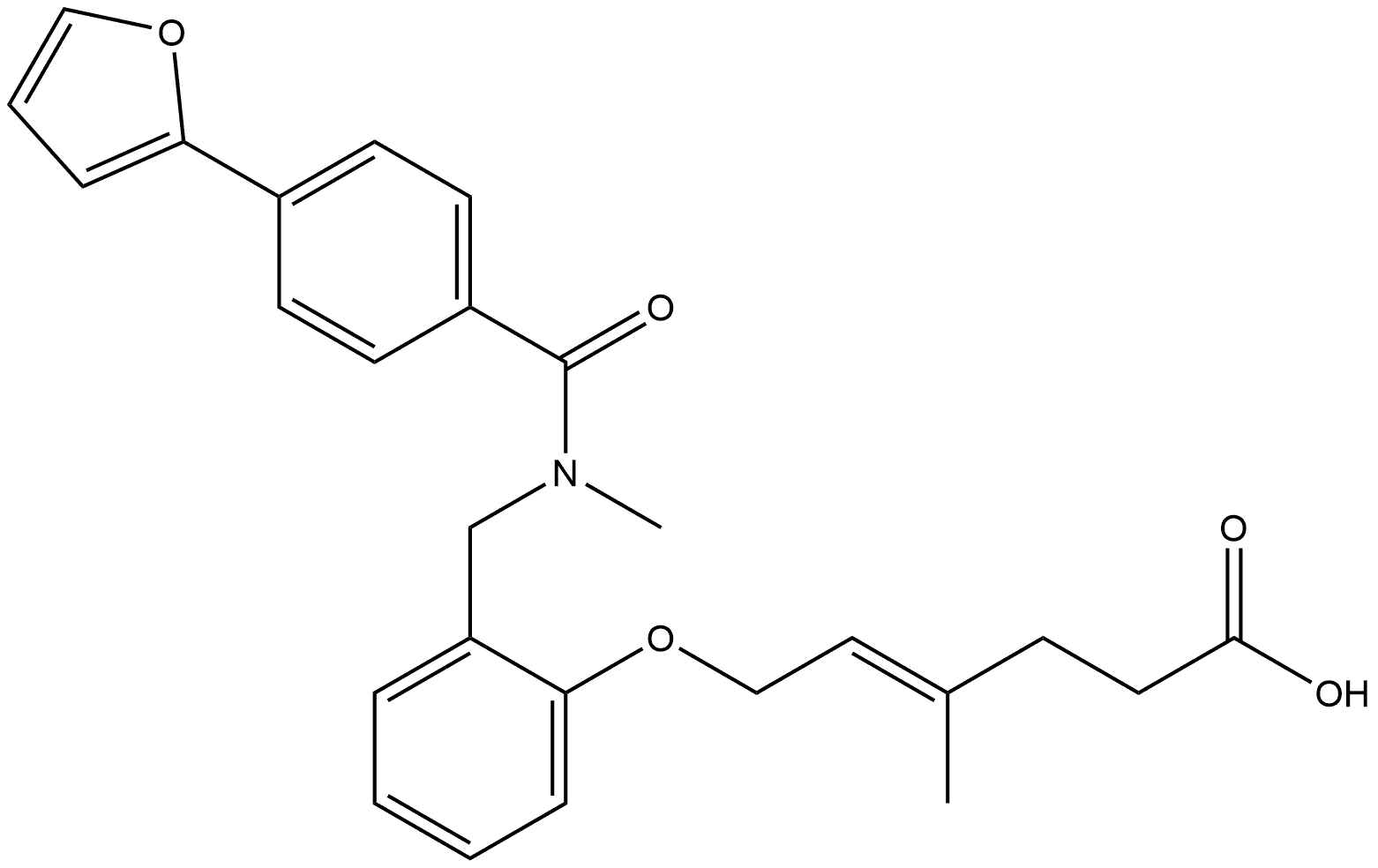 Pparδ agonist 1 化学構造式