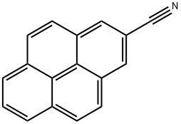 2-Pyrenecarbonitrile Structure