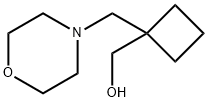 Cyclobutanemethanol, 1-(4-morpholinylmethyl)- Struktur