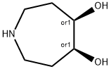 顺式-氮杂环庚烷-4,5-二醇 结构式