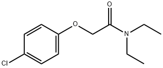 Acetamide, 2-(4-chlorophenoxy)-N,N-diethyl-,19039-69-1,结构式