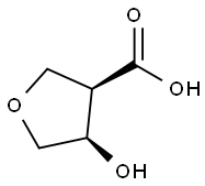 (3S,4S)-4-hydroxyoxolane-3-carboxylic acid Structure