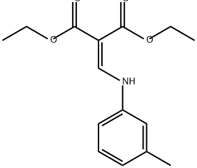 Propanedioic acid, 2-[[(3-methylphenyl)amino]methylene]-, 1,3-diethyl ester