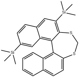 실란,디나프토2,1-d:1,2-f1,3디티에핀-2,6-디일비스트리메틸-