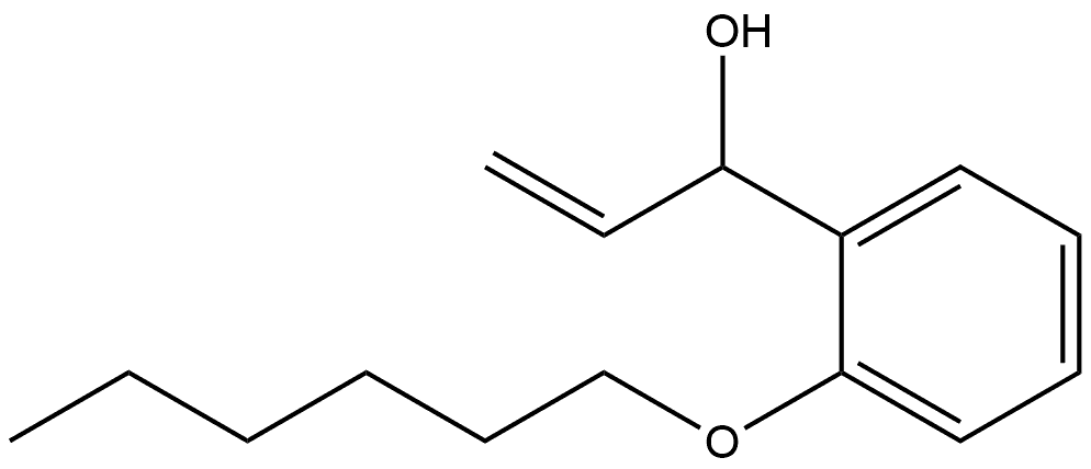 α-Ethenyl-2-(hexyloxy)benzenemethanol Structure