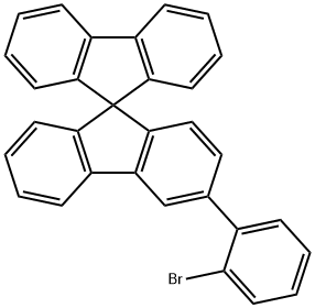 3-(2-溴苯基)-9,9′-螺二[9H-芴],1911625-91-6,结构式