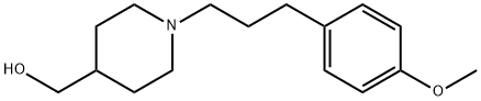 (1-(3-(4-METHOXYPHENYL)PROPYL)PIPERIDIN-5-YL)METHANOL HYDROCHLORIDE,191217-24-0,结构式