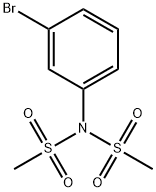 Methanesulfonamide, N-(3-bromophenyl)-N-(methylsulfonyl)- 结构式